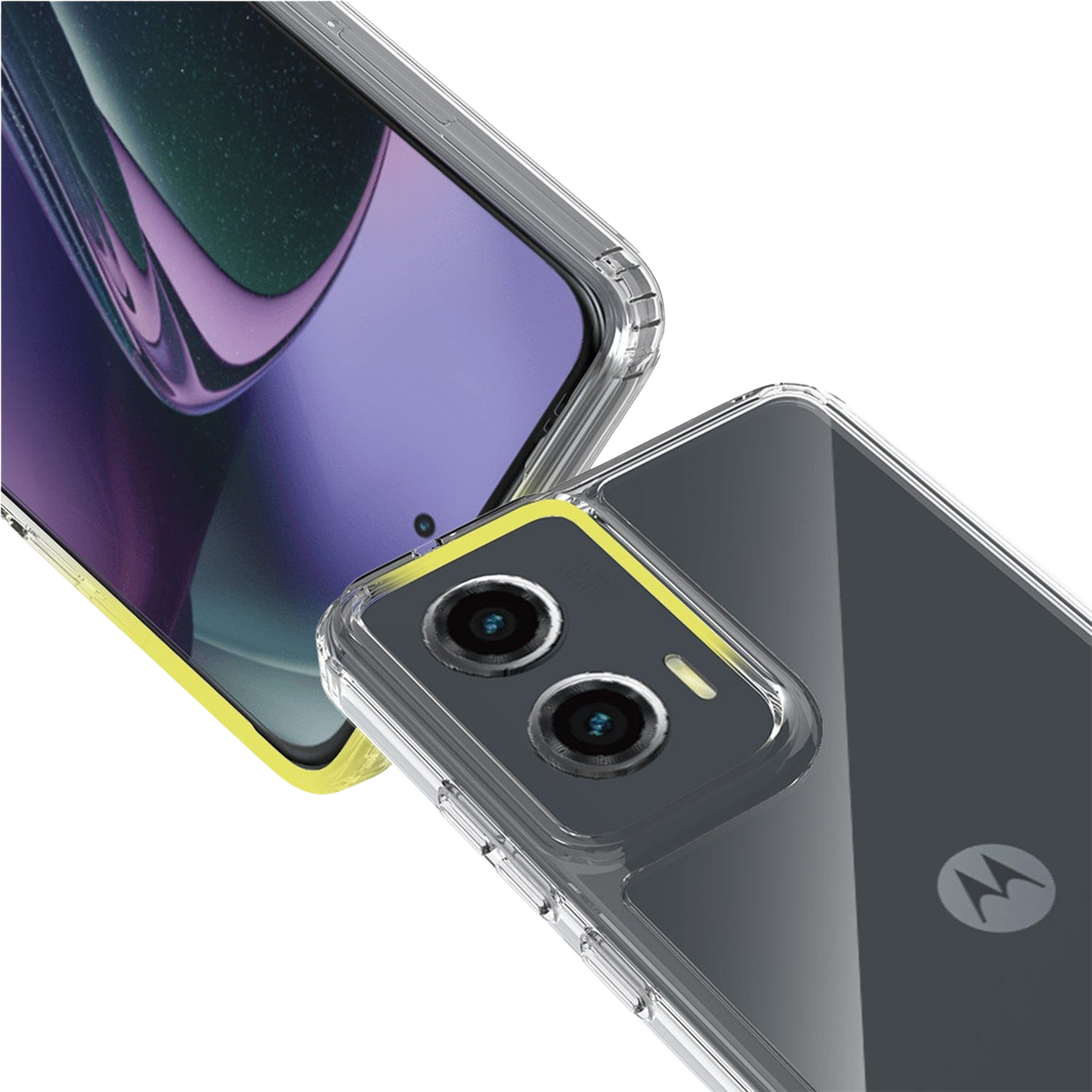 Inspire Series Crystal Clear Hard Shell Case for moto g stylus (2024)