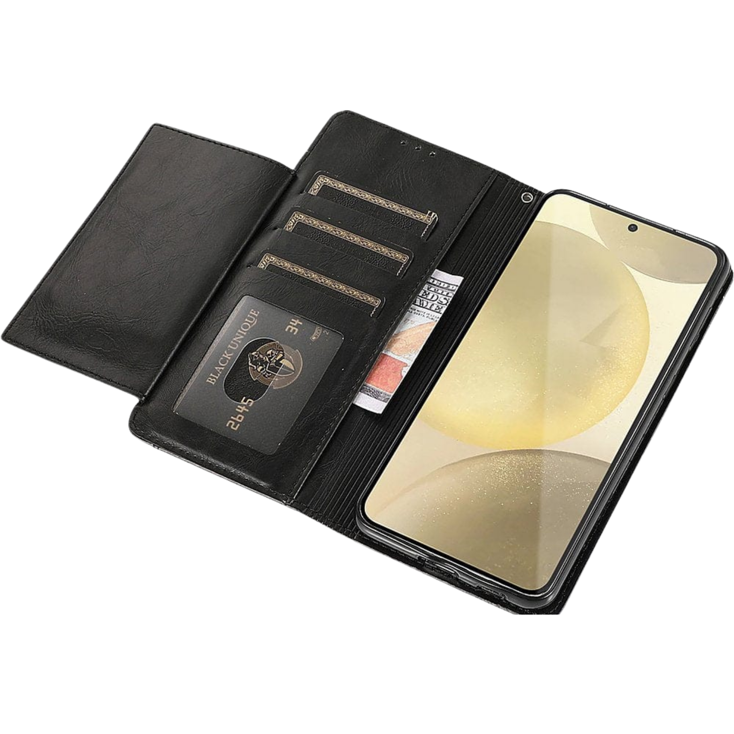 Indy Series Leather Wallet Case for Samsung Galaxy S24