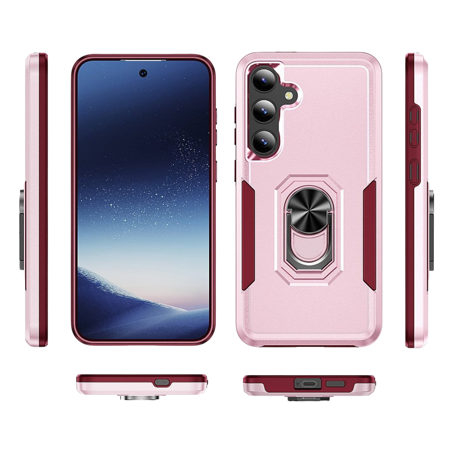 Raider Series Heavy-Duty Kickstand Case for Samsung Galaxy S24