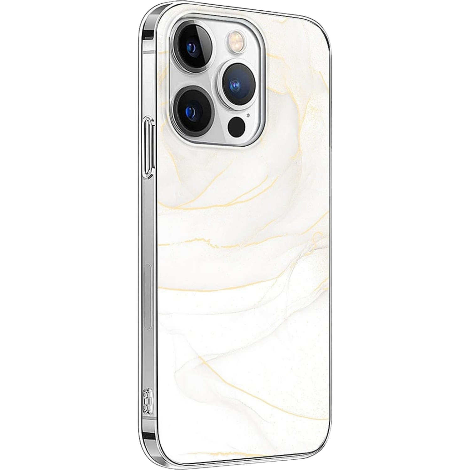 Inspire Series White Marble Case with MagSafe for iPhone 14 Pro