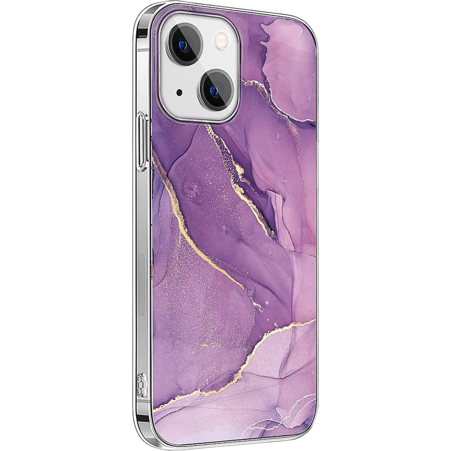 Inspire Series Purple Marble Case with MagSafe for iPhone 14 Plus