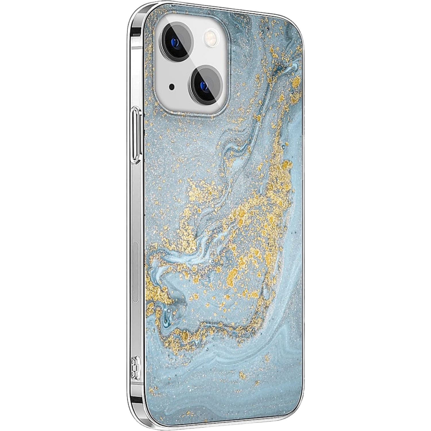 Inspire Series Blue Marble Case with MagSafe for iPhone 14 Plus