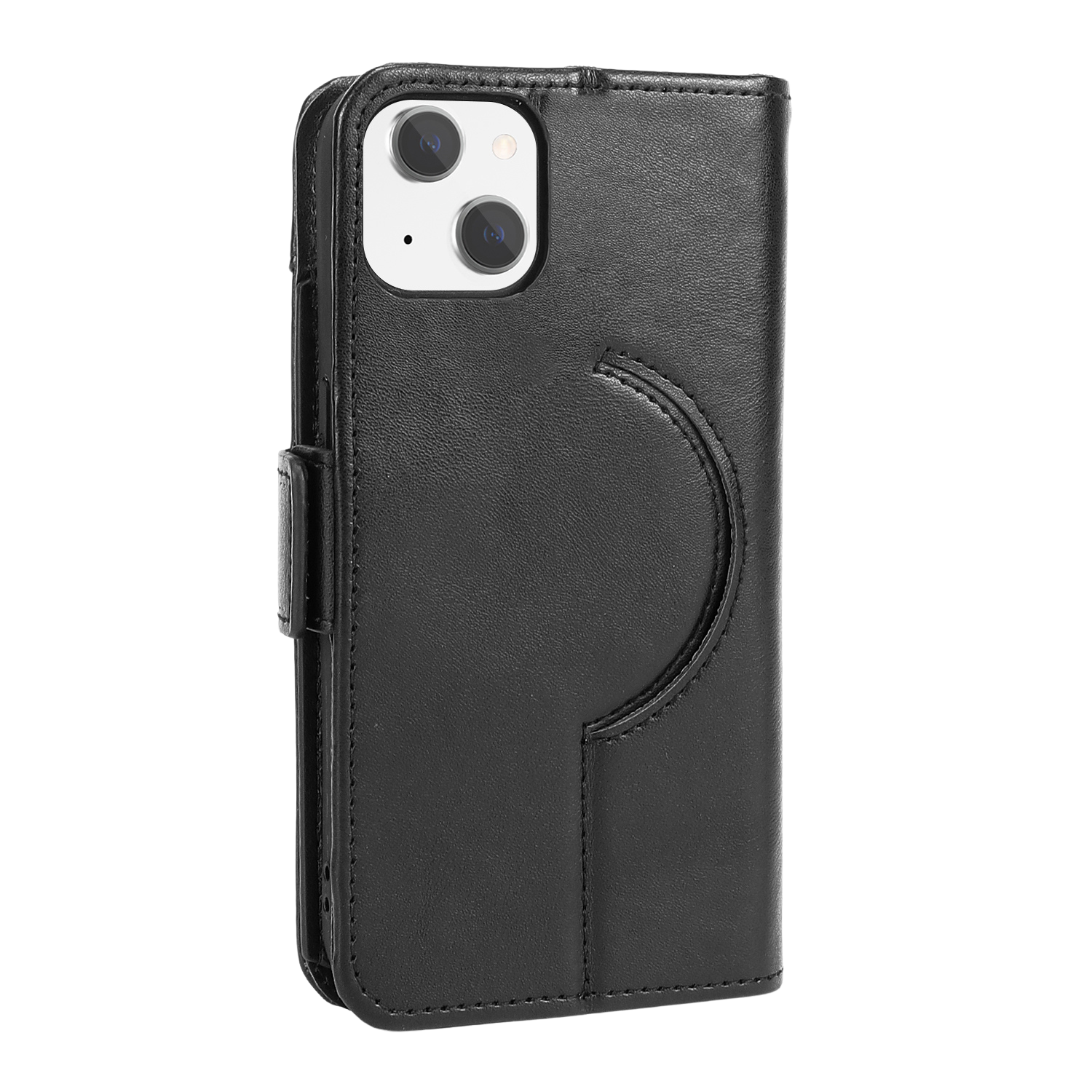 Indy Series Genuine Leather Wallet Case with MagSafe for iPhone 15 Plus