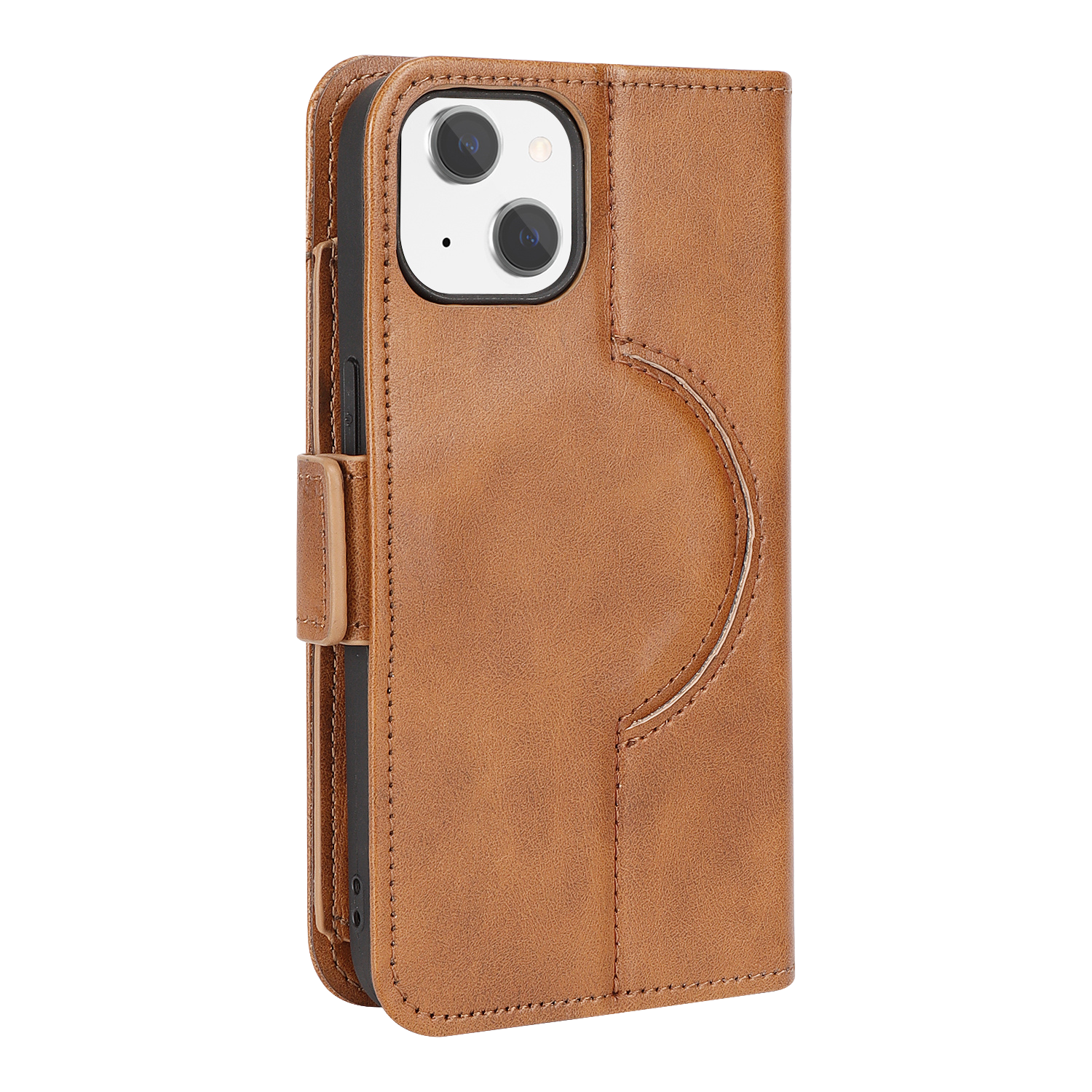 Indy Series Genuine Leather Wallet Case with MagSafe for iPhone 15