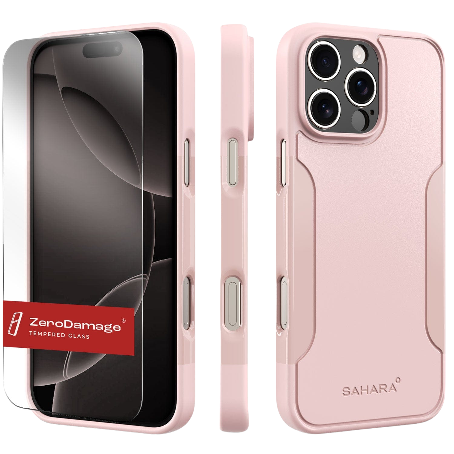 Classic Series Firm Case with Tempered Glass Kit and MagSafe for iPhone 16 Pro