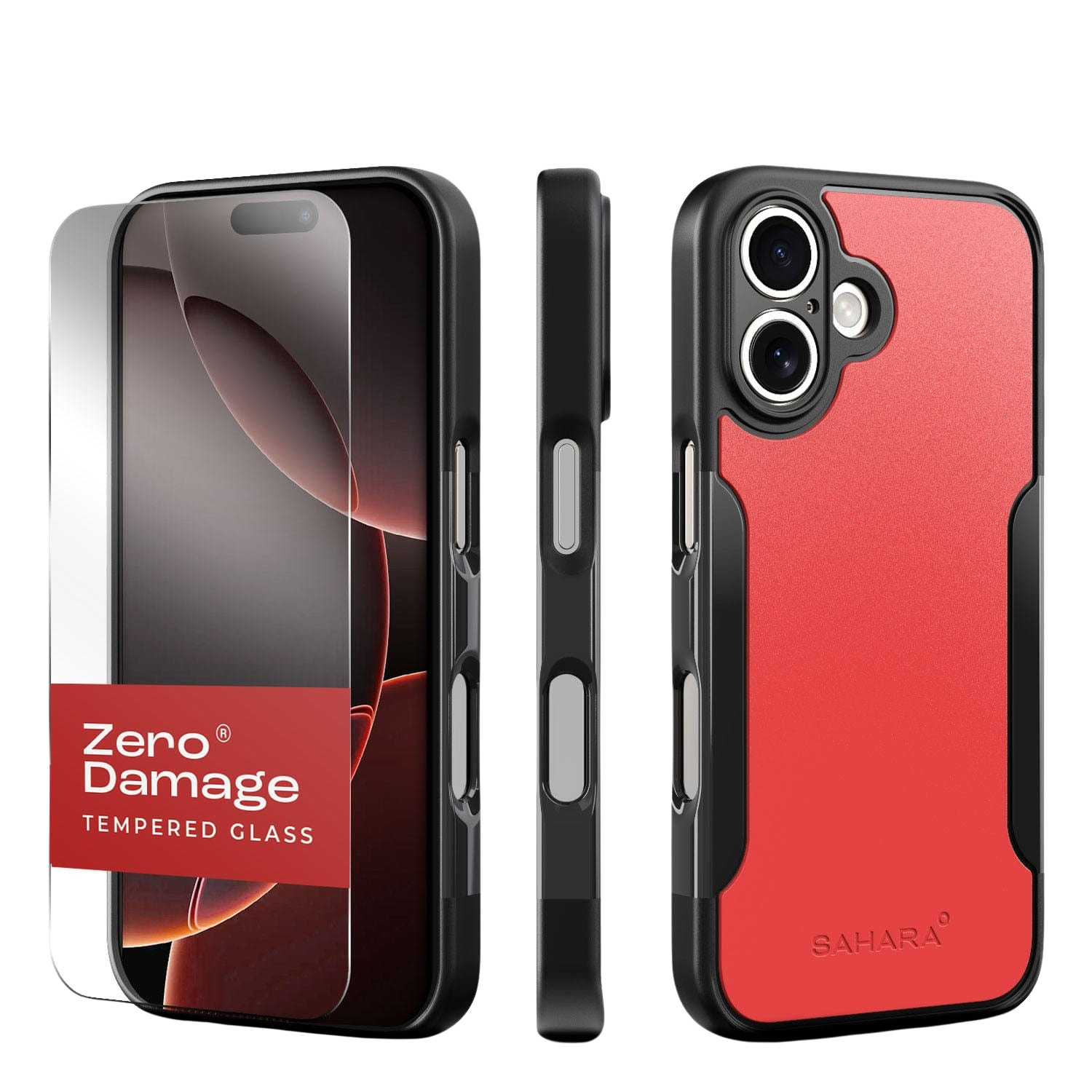 Classic Series Firm Case with Tempered Glass Kit and MagSafe for iPhone 16 Plus